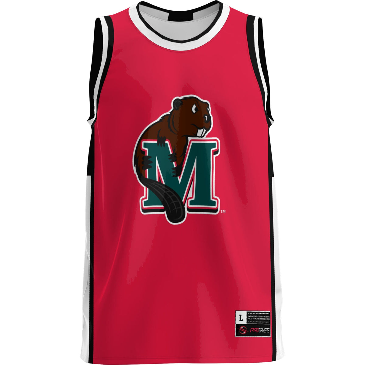 Minot State Beavers Lightweight Basketball Jersey - Red product image 3