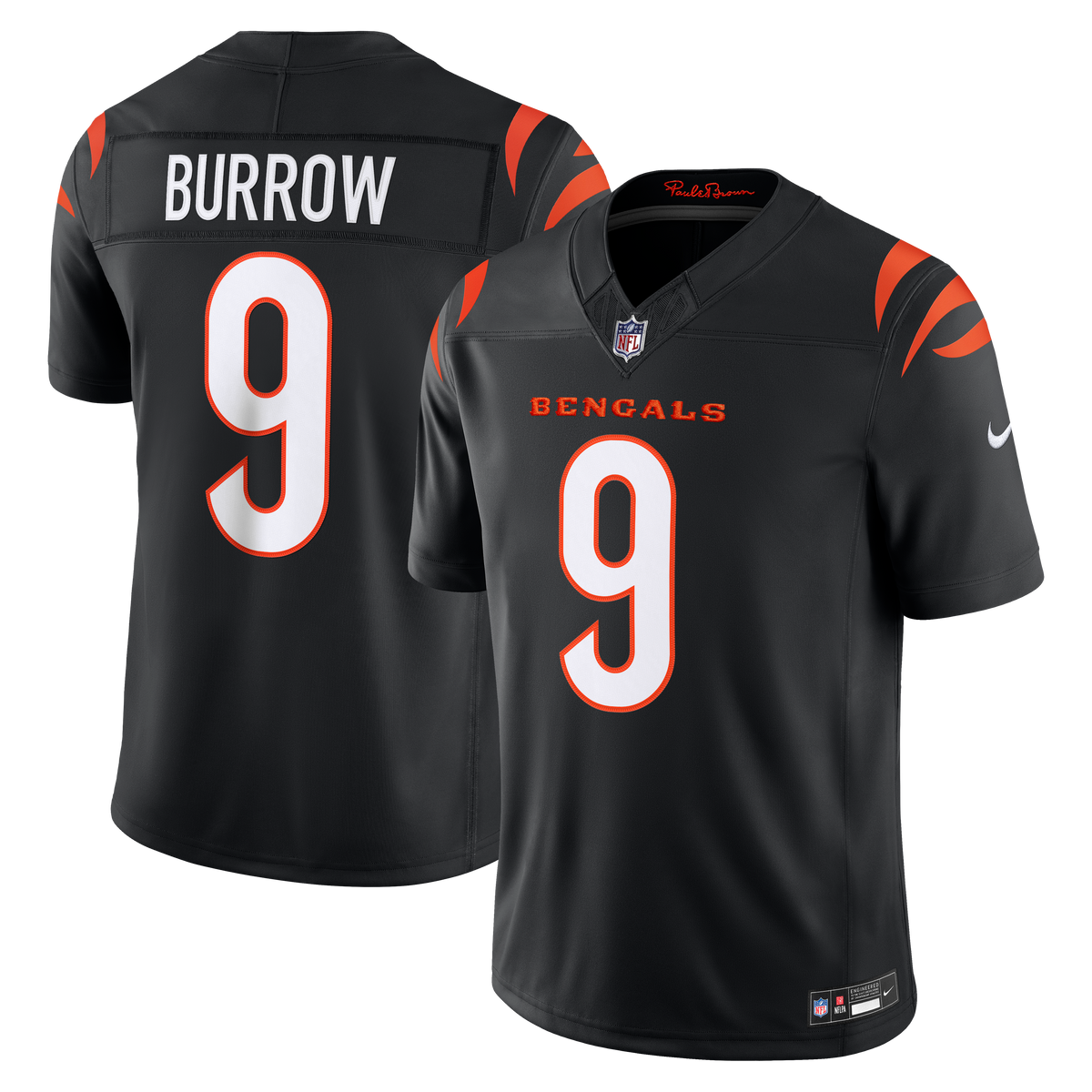 Cincinnati Bengals Joe Burrow Nike Black Team Vapor product image 14