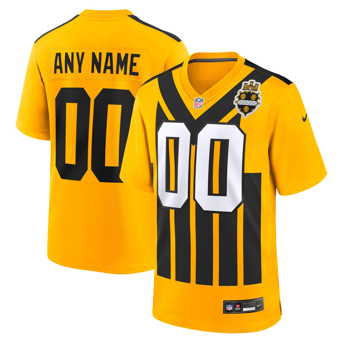 Pittsburgh Steelers Nike Gold Alternate 1933 Throwback Game product image 1