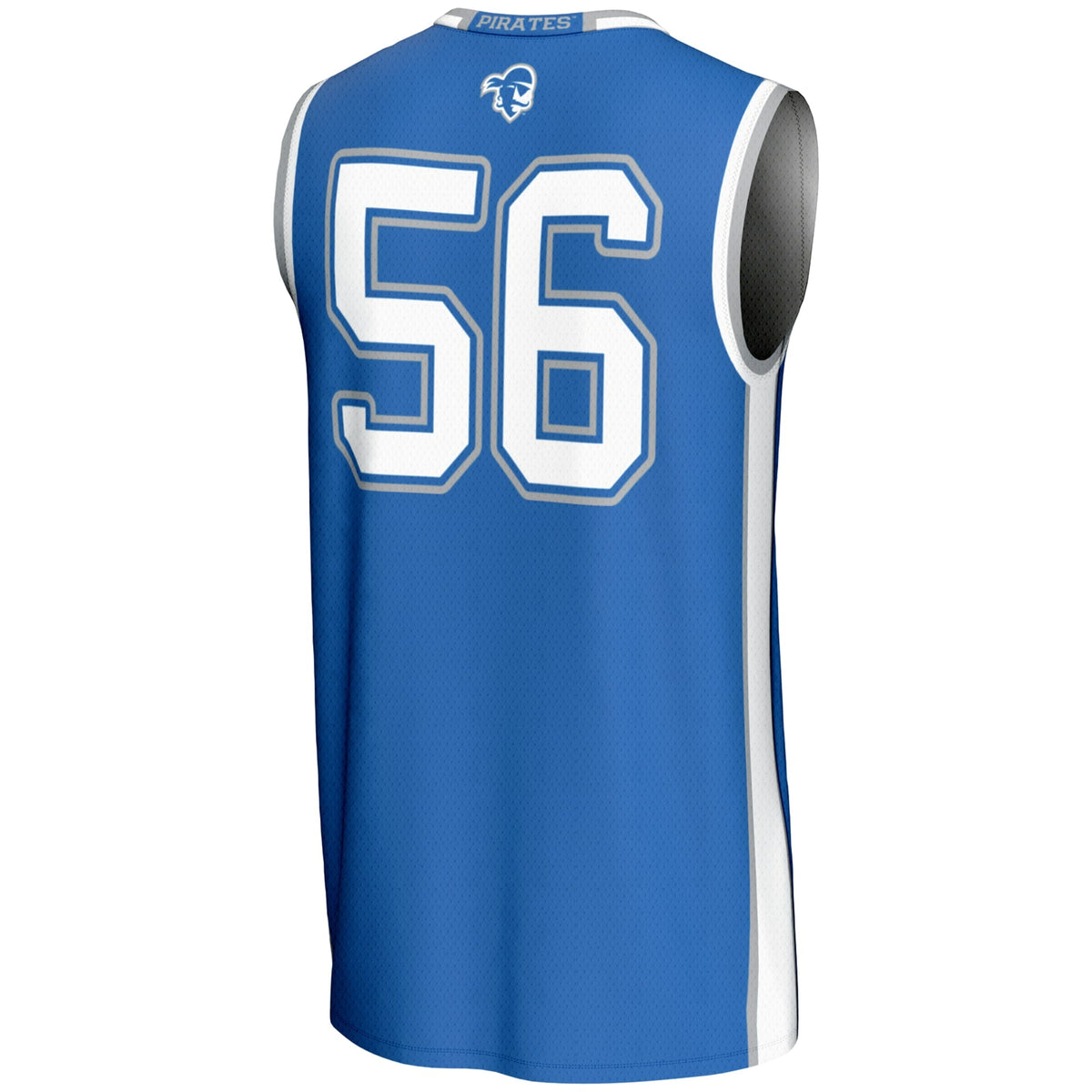 #56 Seton Hall Pirates Lightweight Basketball Jersey - Blue product image 4