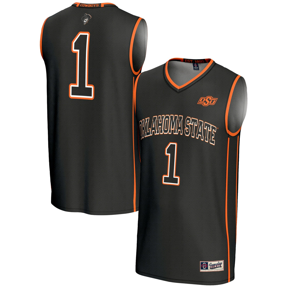 #1 Oklahoma State Cowboys Lightweight Basketball Jersey product image 1