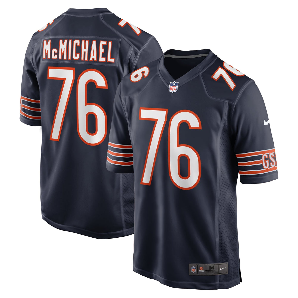 Chicago Bears Steve McMichael Nike Navy Retired Player Game product image 1