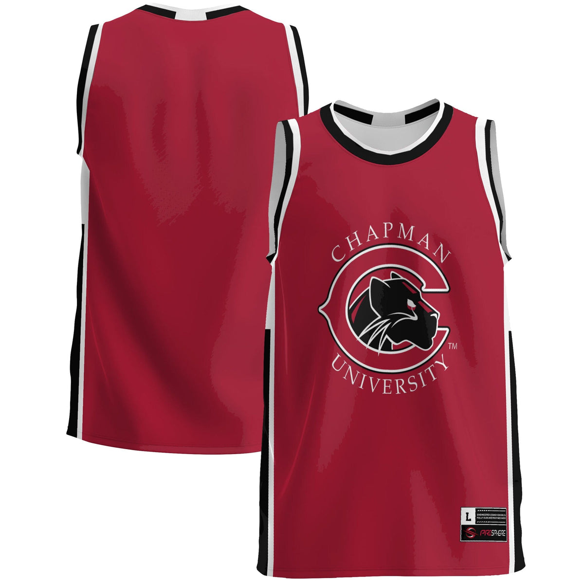 Chapman Panthers Lightweight Basketball Jersey - Cardinal product image 2