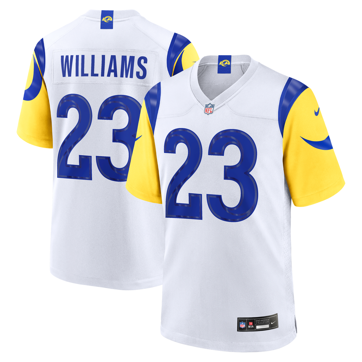 Los Angeles Rams Kyren Williams Nike White Game Player product image 1