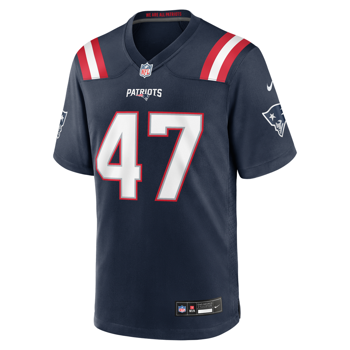 New England Patriots Julian Ashby Nike Navy Team Game Jersey product image 2