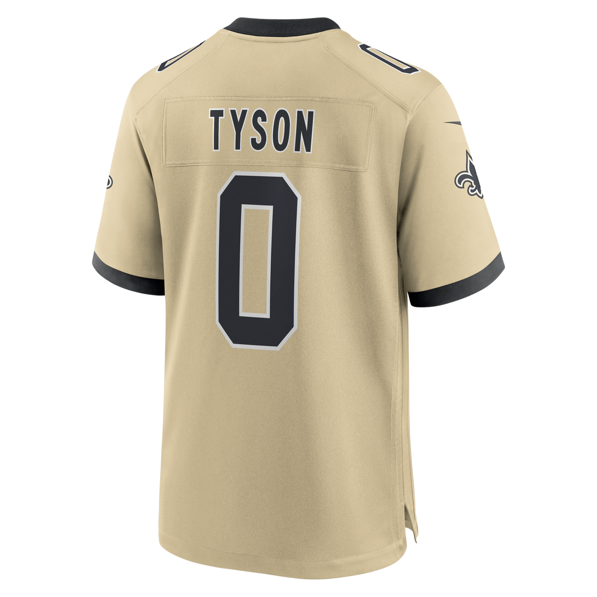 New Orleans Saints Jordyn Tyson Nike Black Team Game Jersey product image 13