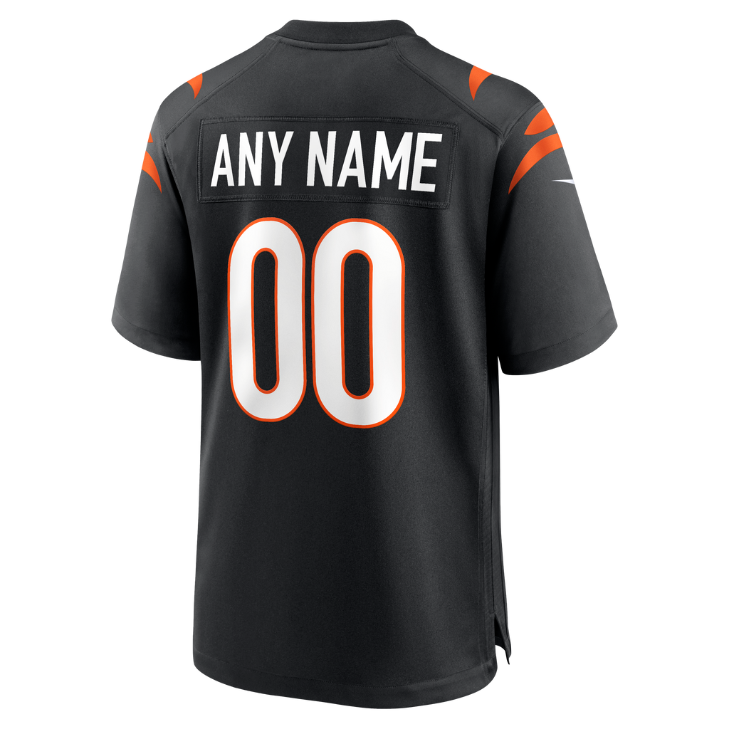 Cincinnati Bengals Nike Black Game Custom Jersey product image 11