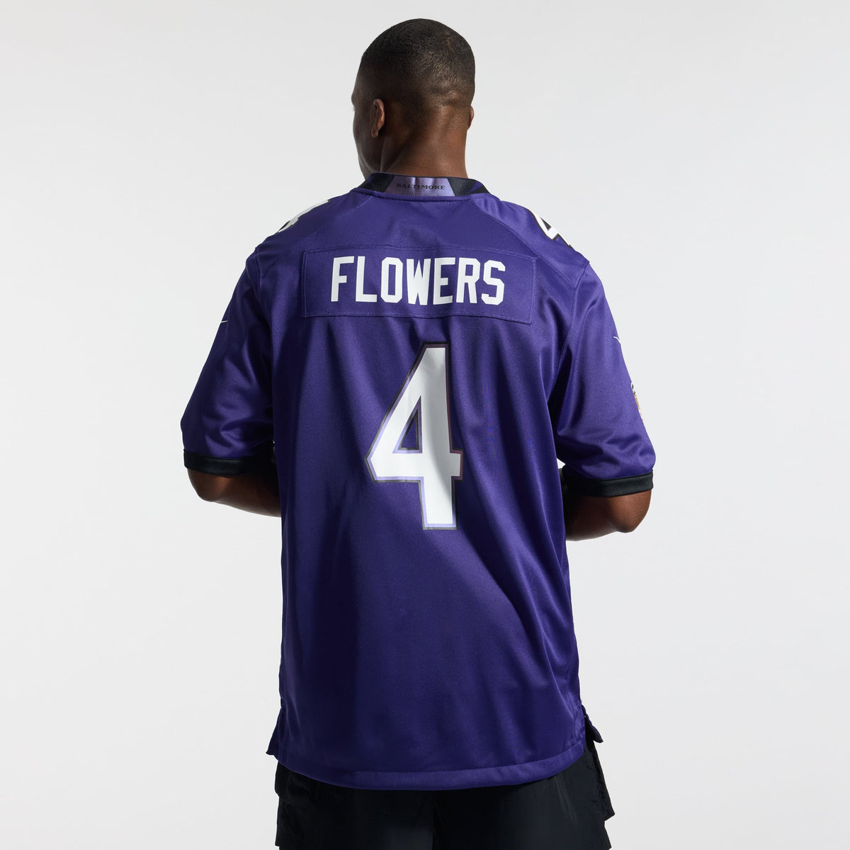 Baltimore Ravens Zay Flowers Nike Purple Team Game Jersey product image 3