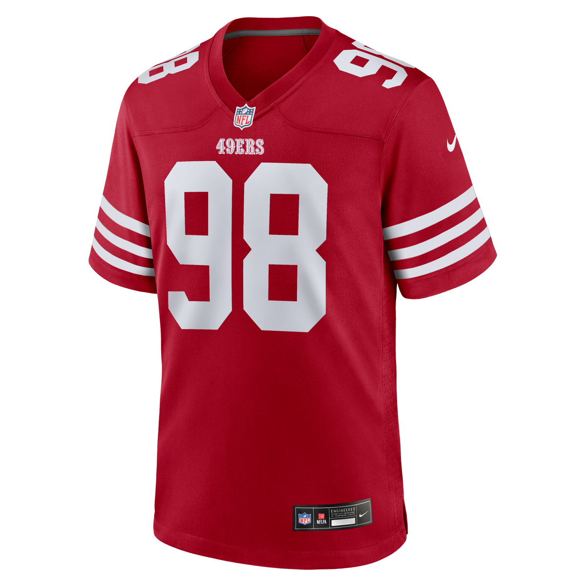 San Francisco 49ers Mykel Williams Nike Scarlet Game Player product image 2