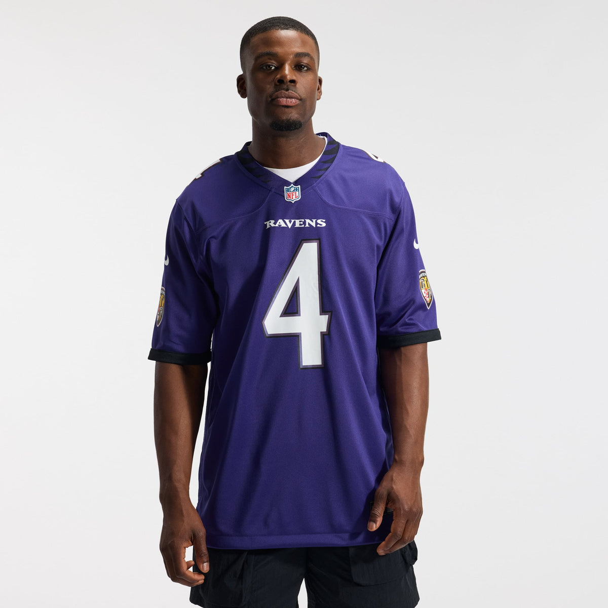 Baltimore Ravens Zay Flowers Nike Purple Team Game Jersey product image 2