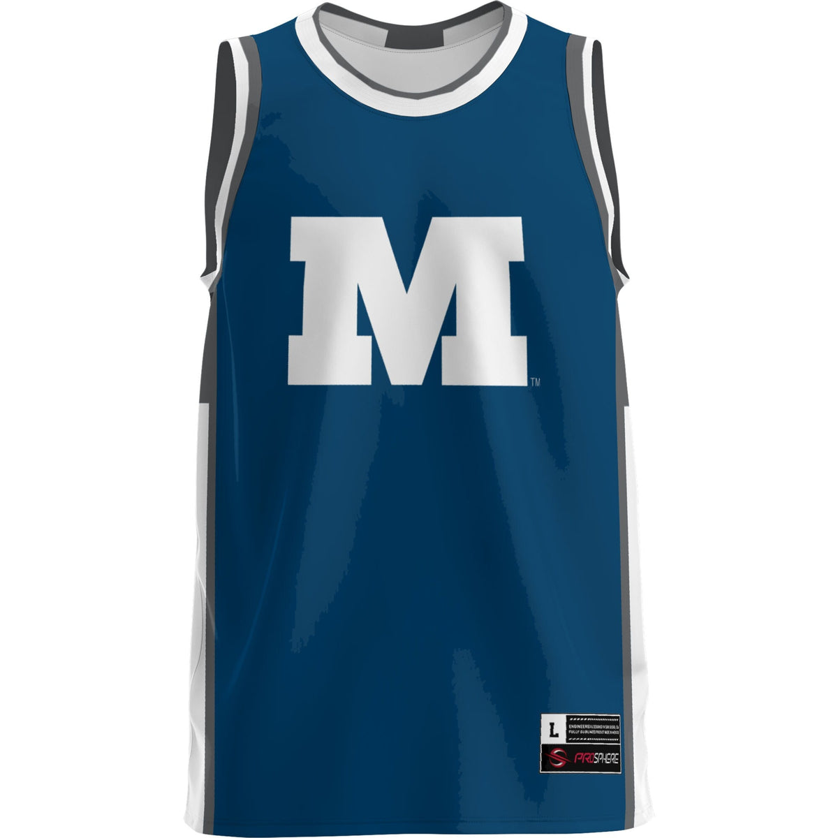 Millikin Big Blue Lightweight Basketball Jersey - product image 3