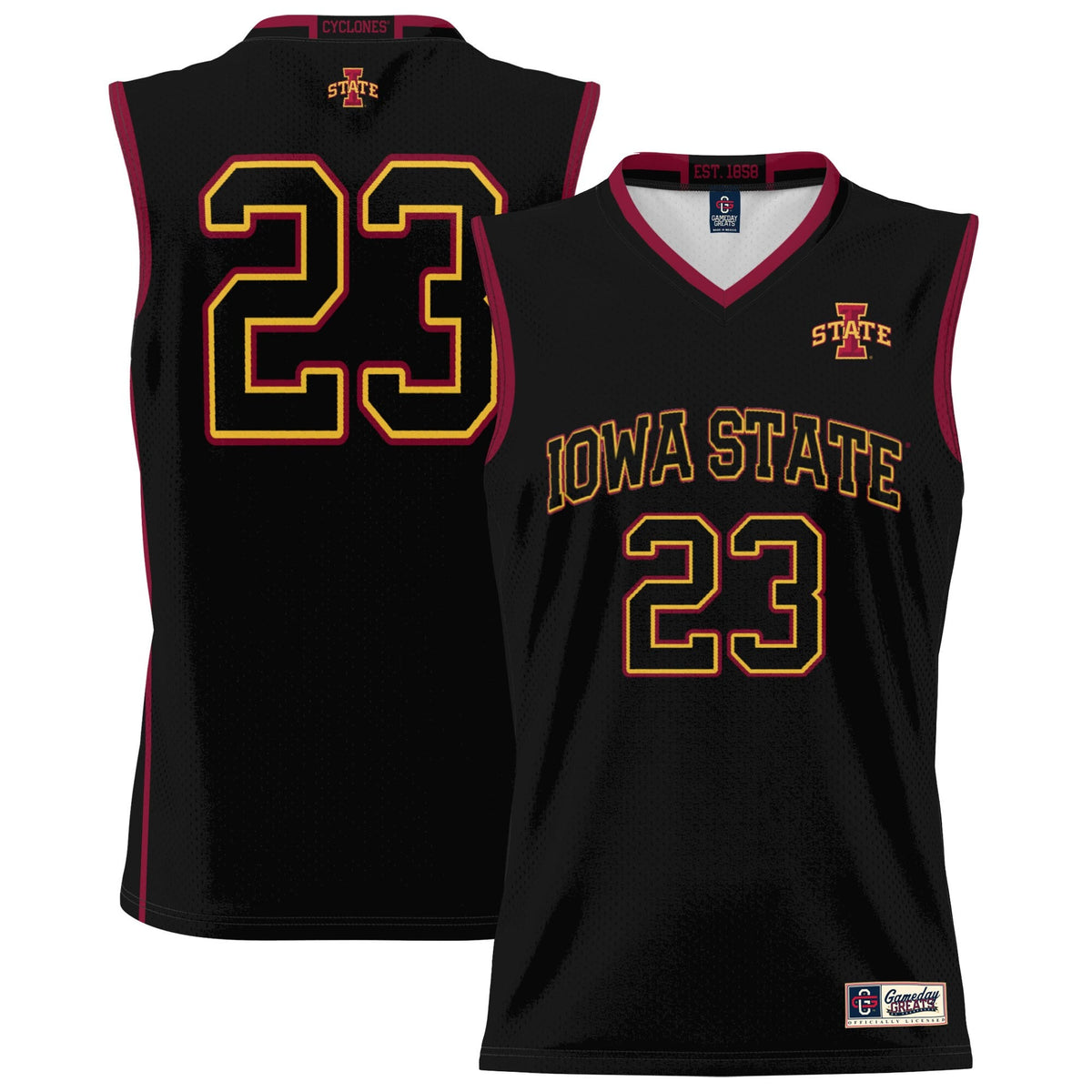 #23 Iowa State Cyclones Lightweight Basketball Jersey product image 1