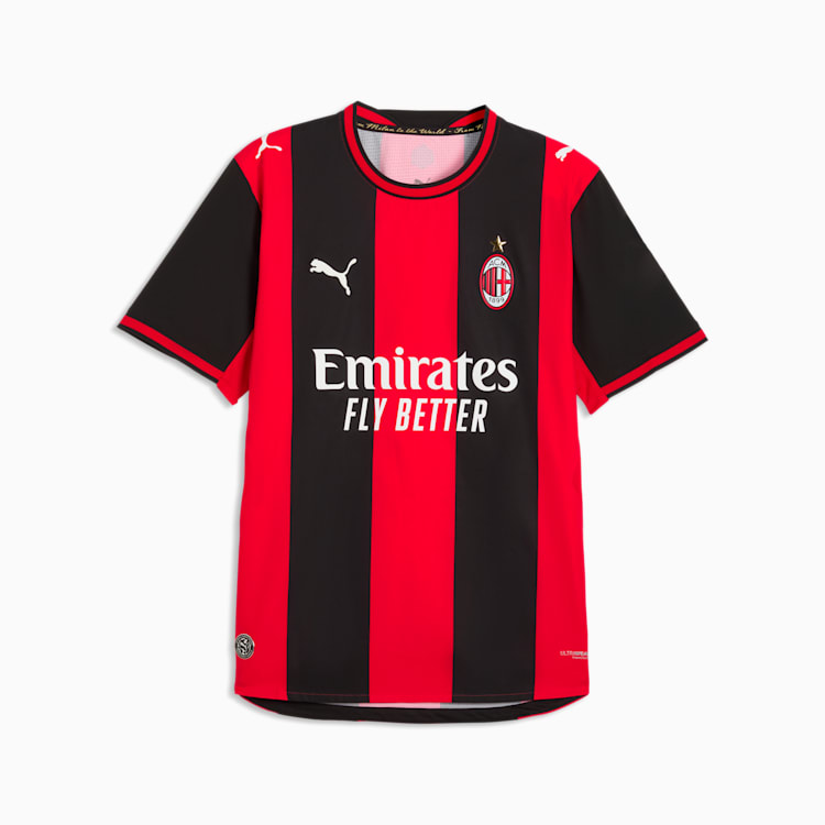 PUMA AC Milan Home Authentic Men Soccer Jersey product image 4, provided for visual reference and product detail review