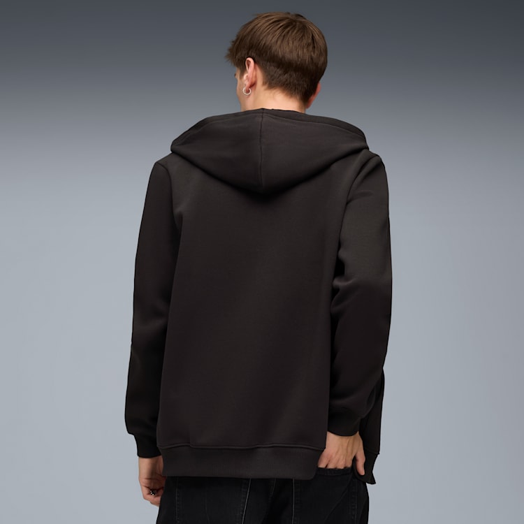 Puma AC Milan Soccer Essentials Men Fleece Zip-Up Soccer Hoodie product image 4, provided for visual reference and product