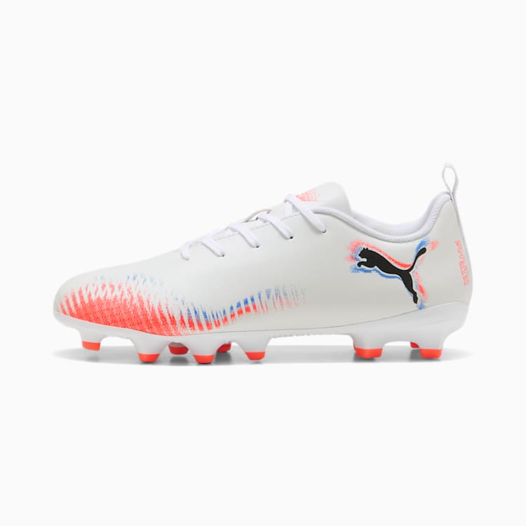 Puma Future 8 Play Junior Firmground Soccer Cleats product image 1, provided for visual reference and product detail review