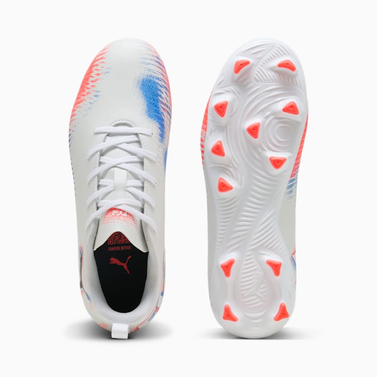 Puma Future 8 Play Junior Firmground Soccer Cleats product image 4, provided for visual reference and product detail review