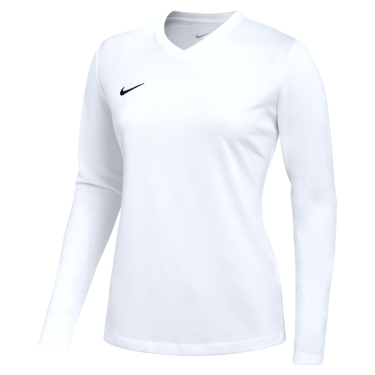 Nike Women Dri-FIT Tiempo Premier II Long Sleeve Jersey - White product image 1, provided for visual reference and product