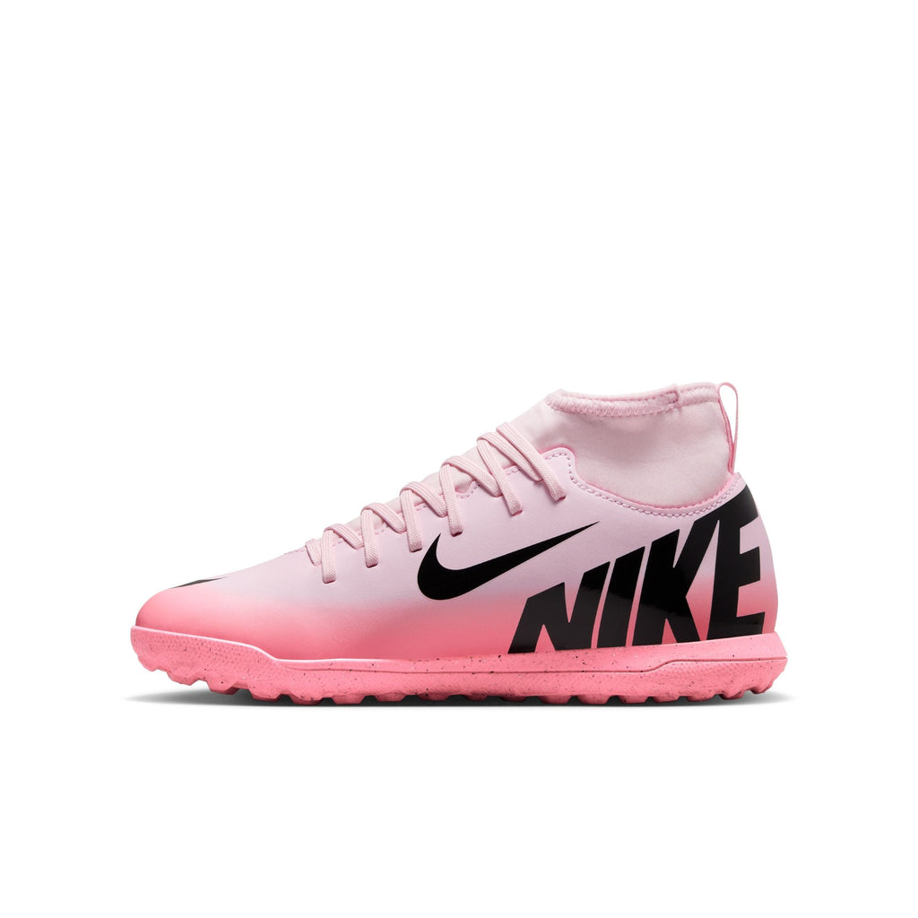 Nike Jr. Mercurial Superfly 9 Club Little/Big Kids’ Turf High-Top Soccer Shoes product image 2, provided for visual