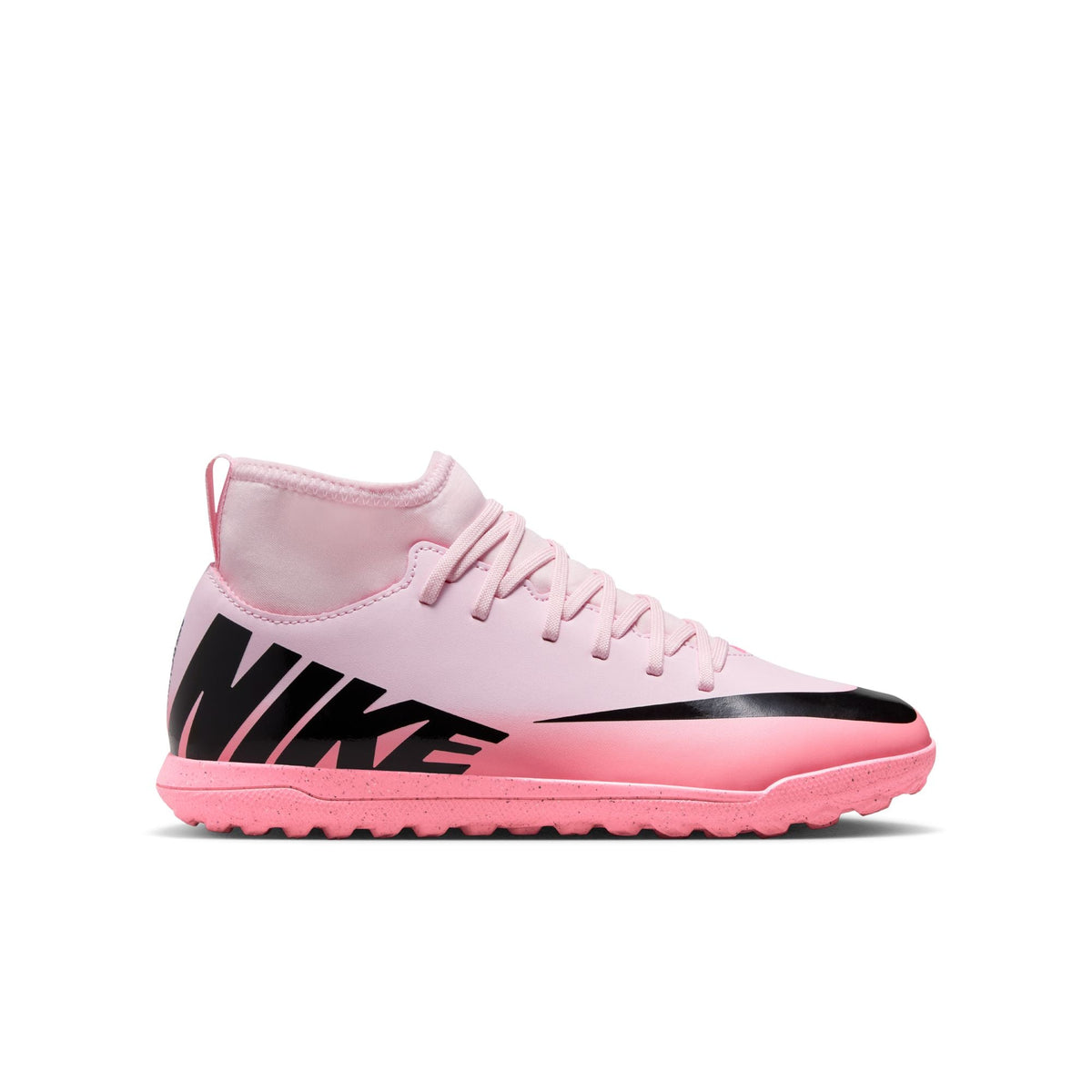 Nike Jr. Mercurial Superfly 9 Club Little/Big Kids’ Turf High-Top Soccer Shoes product image 3, provided for visual