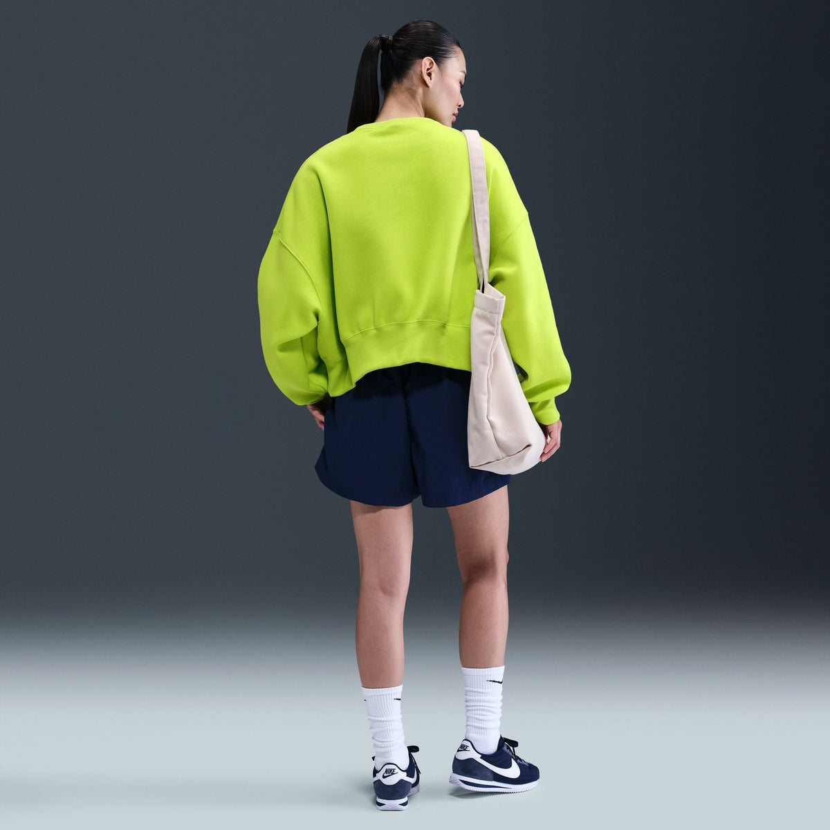 Nike Sportswear Phoenix Fleece Women Over-Oversized Crew-Neck Sweatshirt product image 2, provided for visual reference and