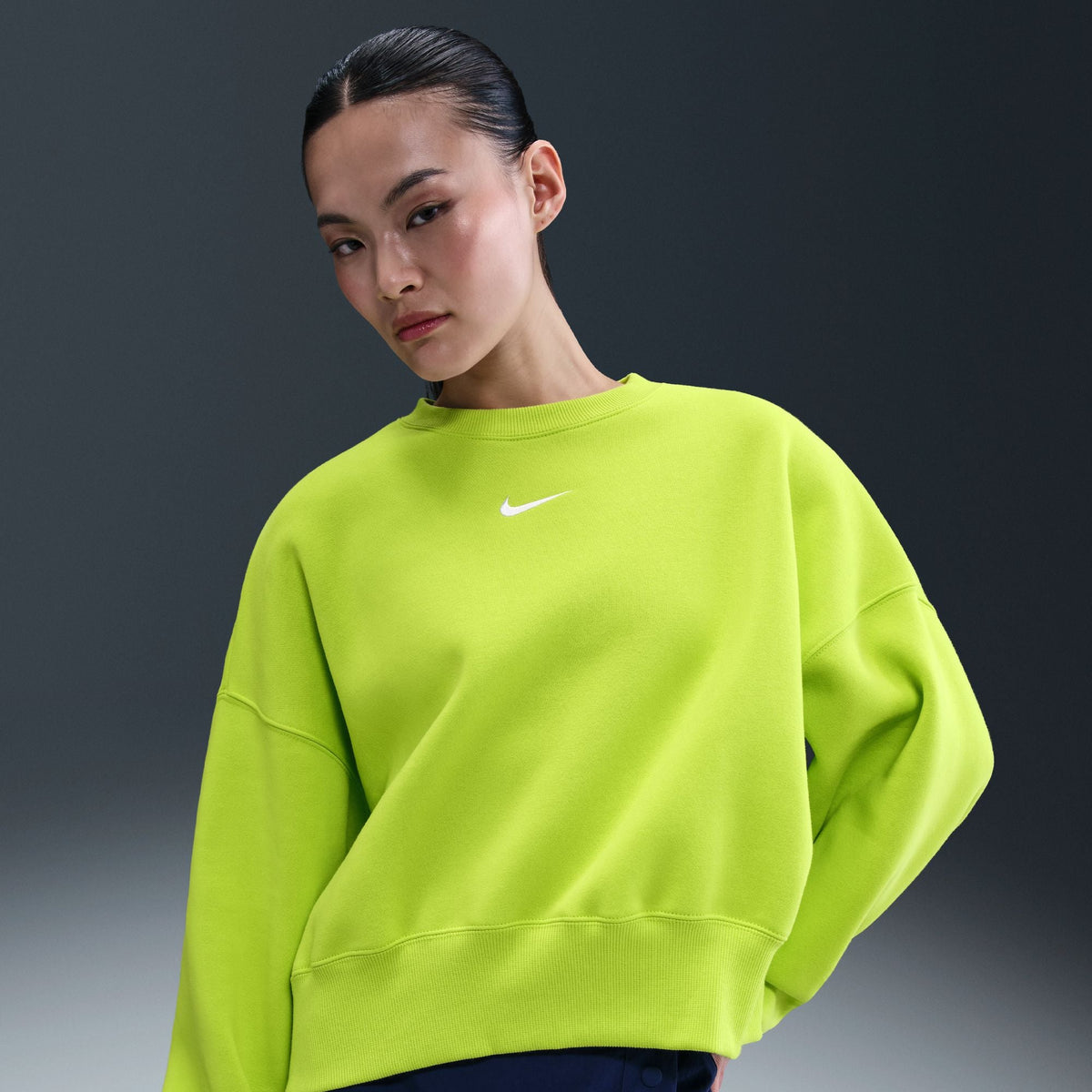 Nike Sportswear Phoenix Fleece Women Over-Oversized Crew-Neck Sweatshirt product image 3, provided for visual reference and