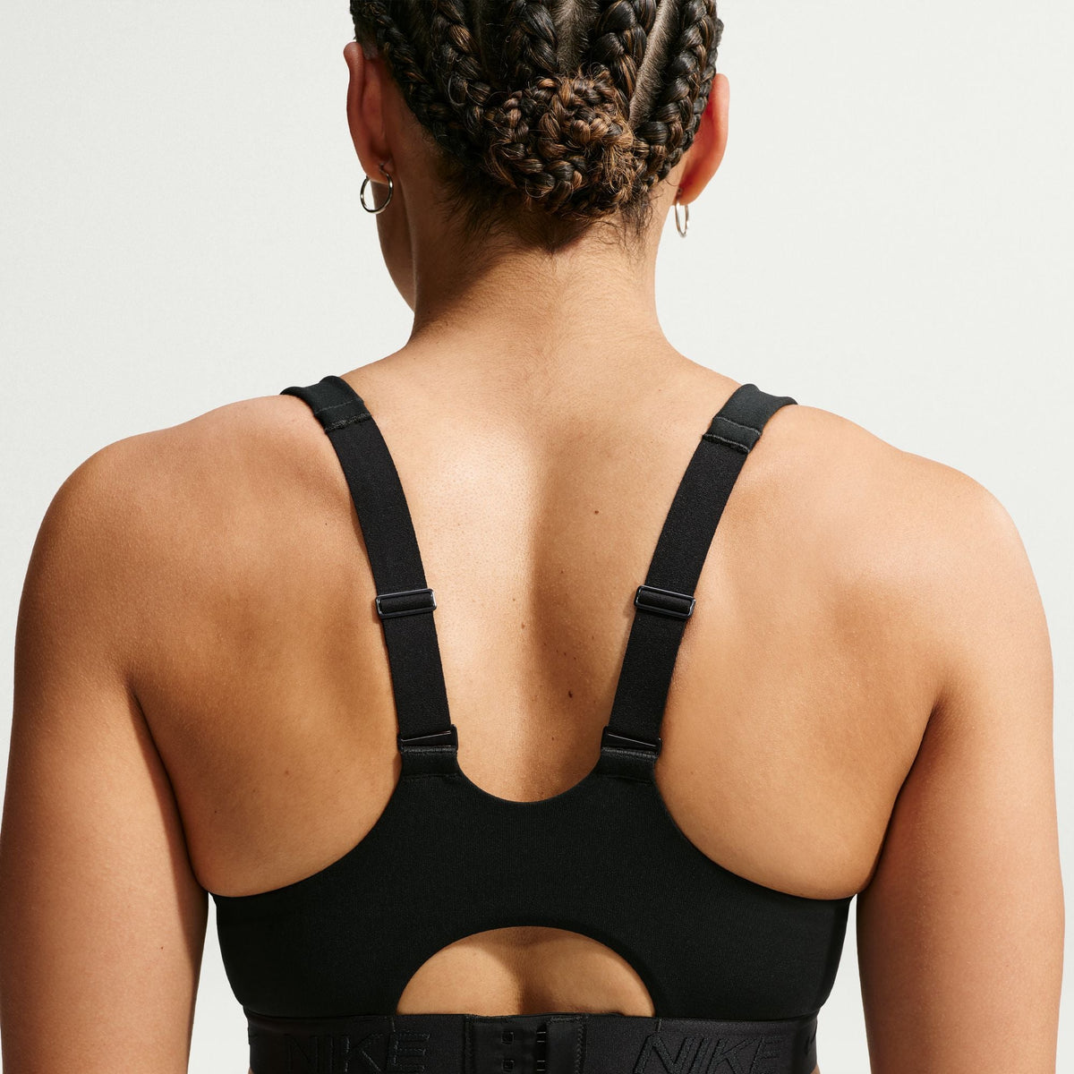 Nike Indy High Support Women Padded Adjustable Sports Bra product image 2, provided for visual reference and product detail