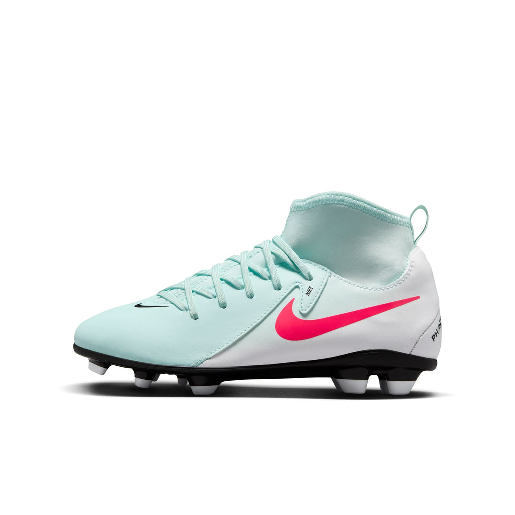 Nike Jr. Phantom Luna 2 Club Little/Big Kids' MG High-Top Soccer Cleats product image 1, provided for visual reference and