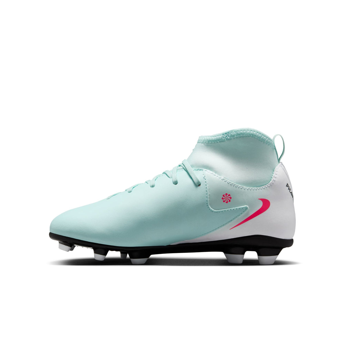 Nike Jr. Phantom Luna 2 Club Little/Big Kids' MG High-Top Soccer Cleats product image 2, provided for visual reference and