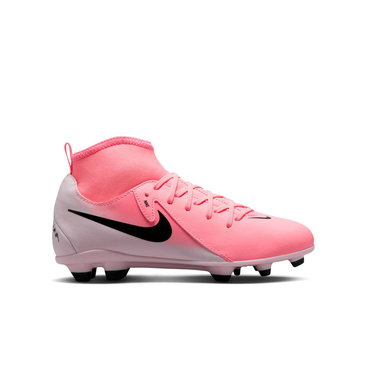Nike Jr. Phantom Luna 2 Club Little/Big Kids' MG High-Top Soccer Cleats product image 3, provided for visual reference and