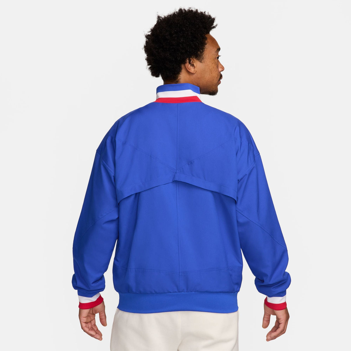 Nike FFF France Strike Home Men Dri-FIT Soccer Jacket product image 2, provided for visual reference and product detail