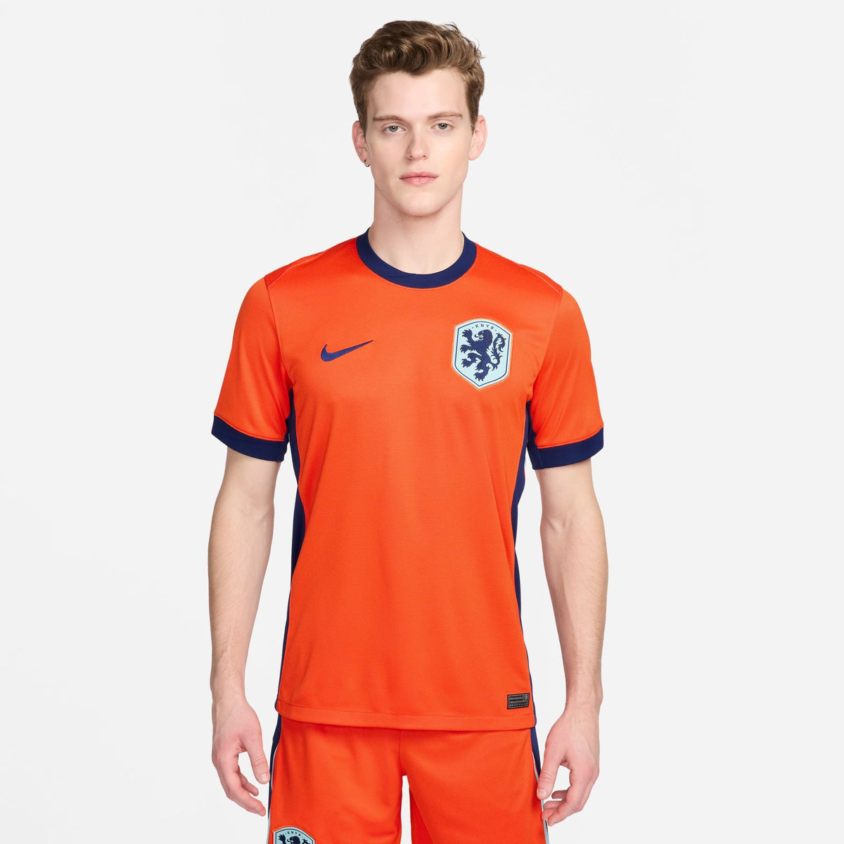 Nike Netherlands (Men Team) 2024/25 Stadium Home Men Dri-FIT Soccer Replica Jersey product image 1, provided for visual