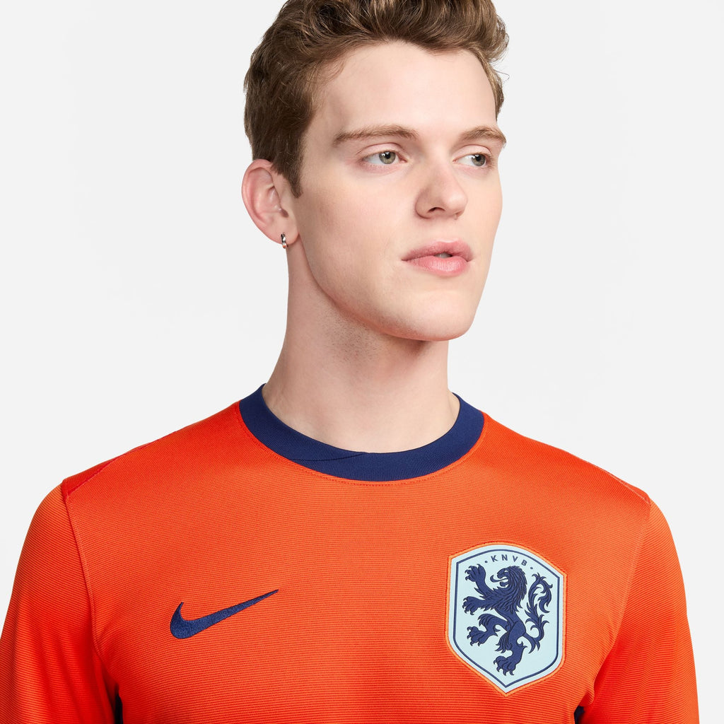 Nike Netherlands (Men Team) 2024/25 Stadium Home Men Dri-FIT Soccer Replica Jersey product image 3, provided for visual