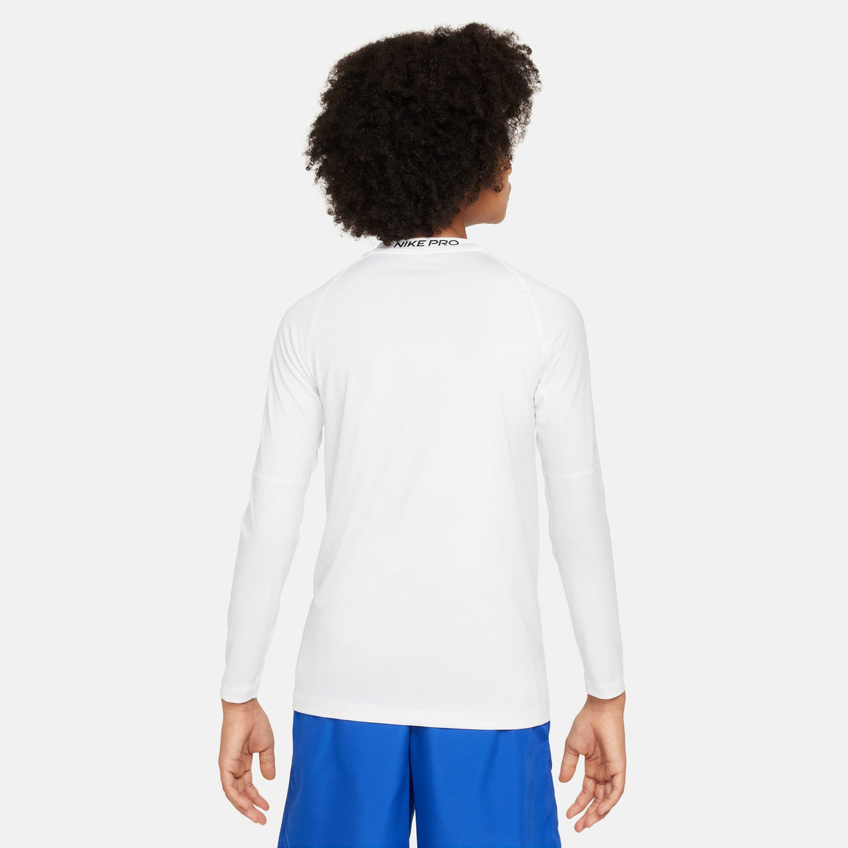 Nike Pro Big Kids' (Boys') Dri-FIT Long-Sleeve Top product image 2, provided for visual reference and product detail review