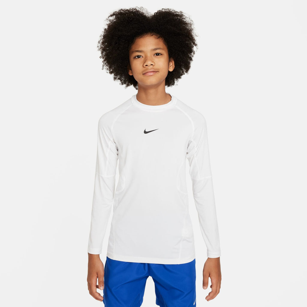 Nike Pro Big Kids' (Boys') Dri-FIT Long-Sleeve Top product image 1, provided for visual reference and product detail review