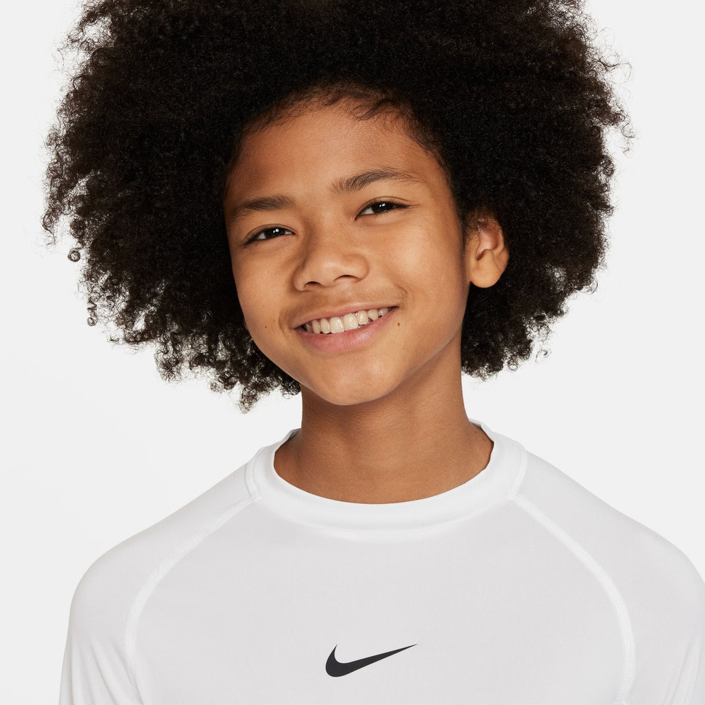Nike Pro Big Kids' (Boys') Dri-FIT Long-Sleeve Top product image 4, provided for visual reference and product detail review