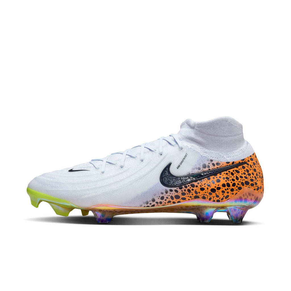 Nike Phantom Luna 2 Elite Electric FG High-Top Soccer Cleats product image 1, provided for visual reference and product