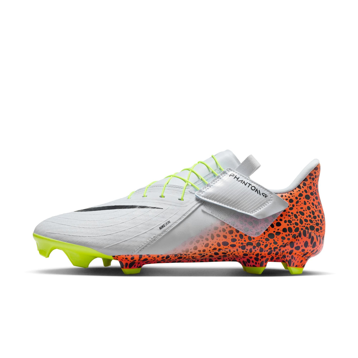 Nike Phantom GX 2 Academy EasyOn Electric MG Low-Top Soccer Cleats product image 1, provided for visual reference and
