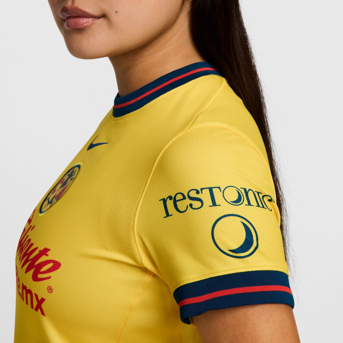 Nike Club America 2024/25 Stadium Home Women Dri-FIT Soccer Replica Jersey product image 4, provided for visual reference