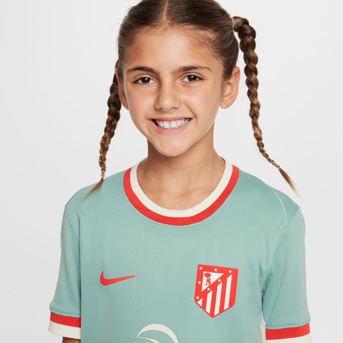 Nike Atletico Madrid 2024/25 Stadium Away Big Kids' Dri-FIT Soccer Replica Jersey product image 6, provided for visual