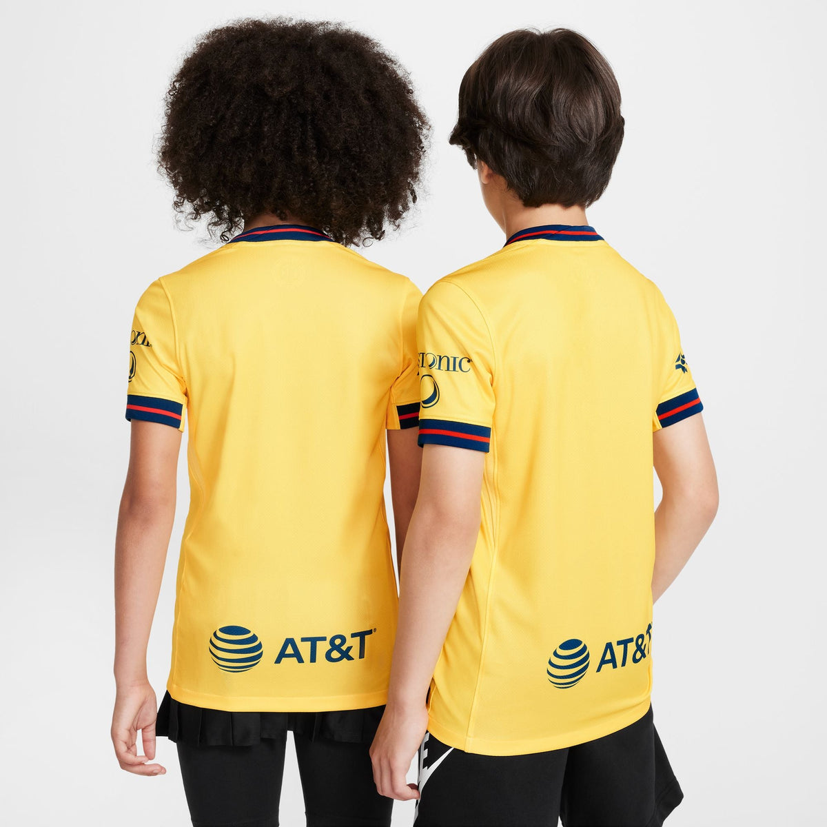 Nike Club America 2024/25 Stadium Home Big Kids' Dri-FIT Soccer Replica Jersey product image 2, provided for visual