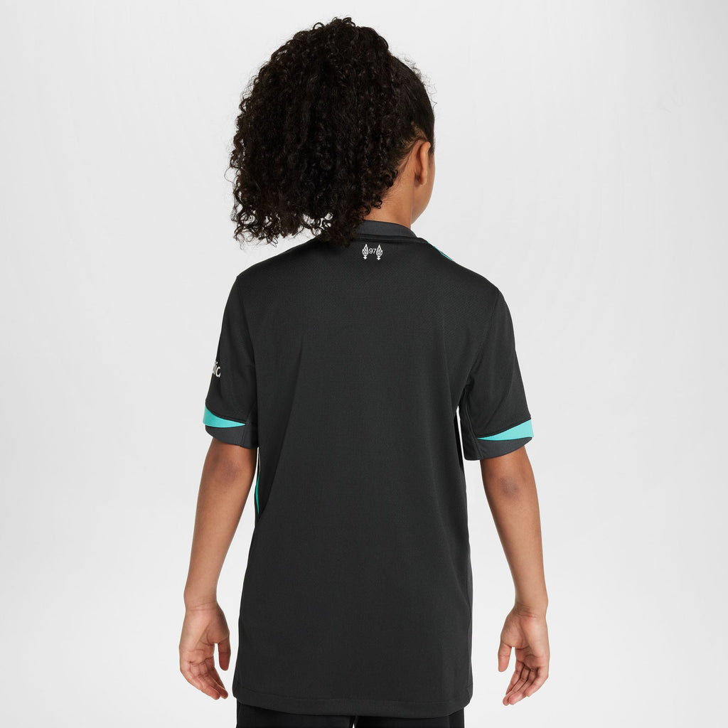 Nike Liverpool FC 2024/25 Stadium Away Big Kids' Dri-FIT Soccer Replica Jersey product image 2, provided for visual