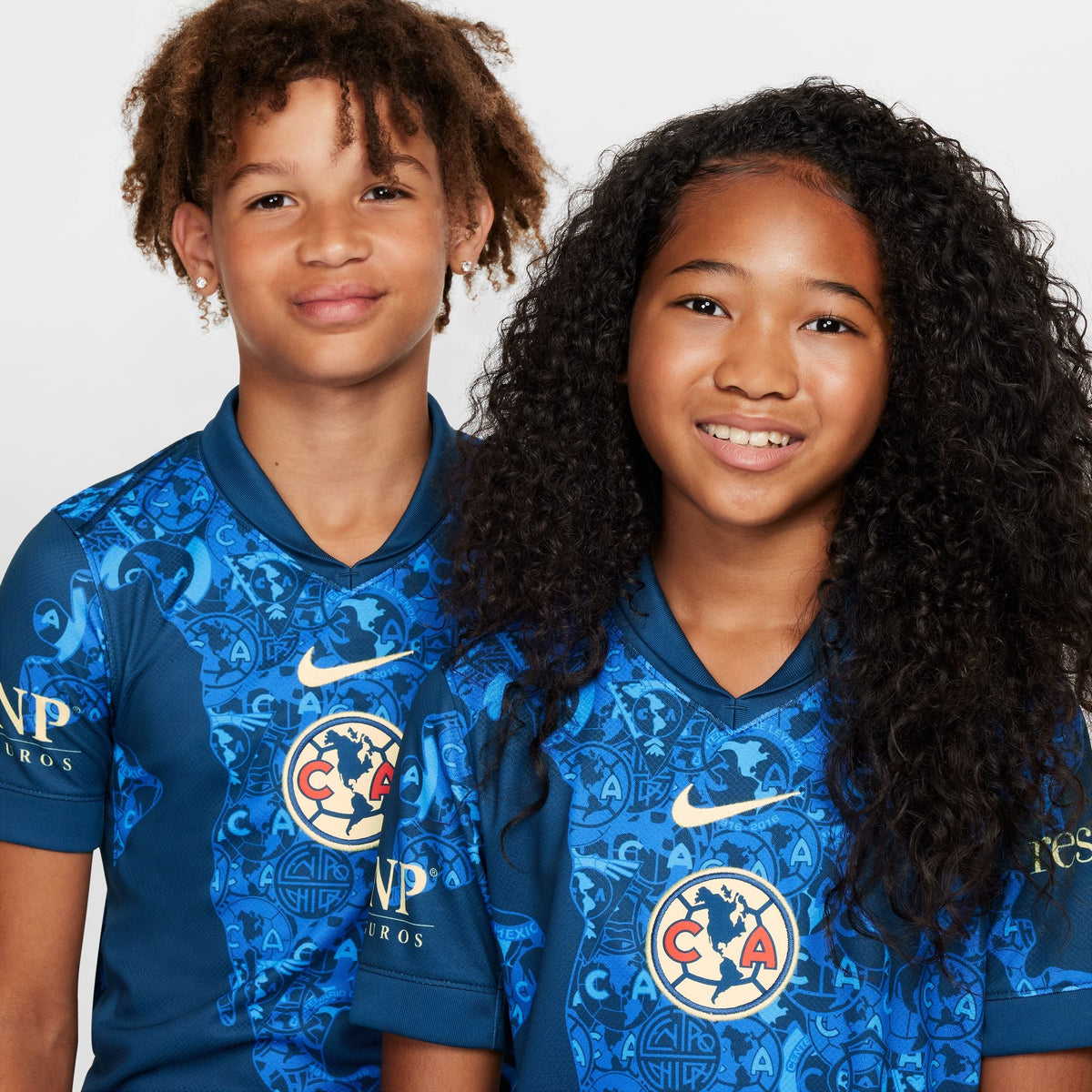 Nike Club America 2024/25 Stadium Away Big Kids' Dri-FIT Soccer Replica Jersey product image 3, provided for visual