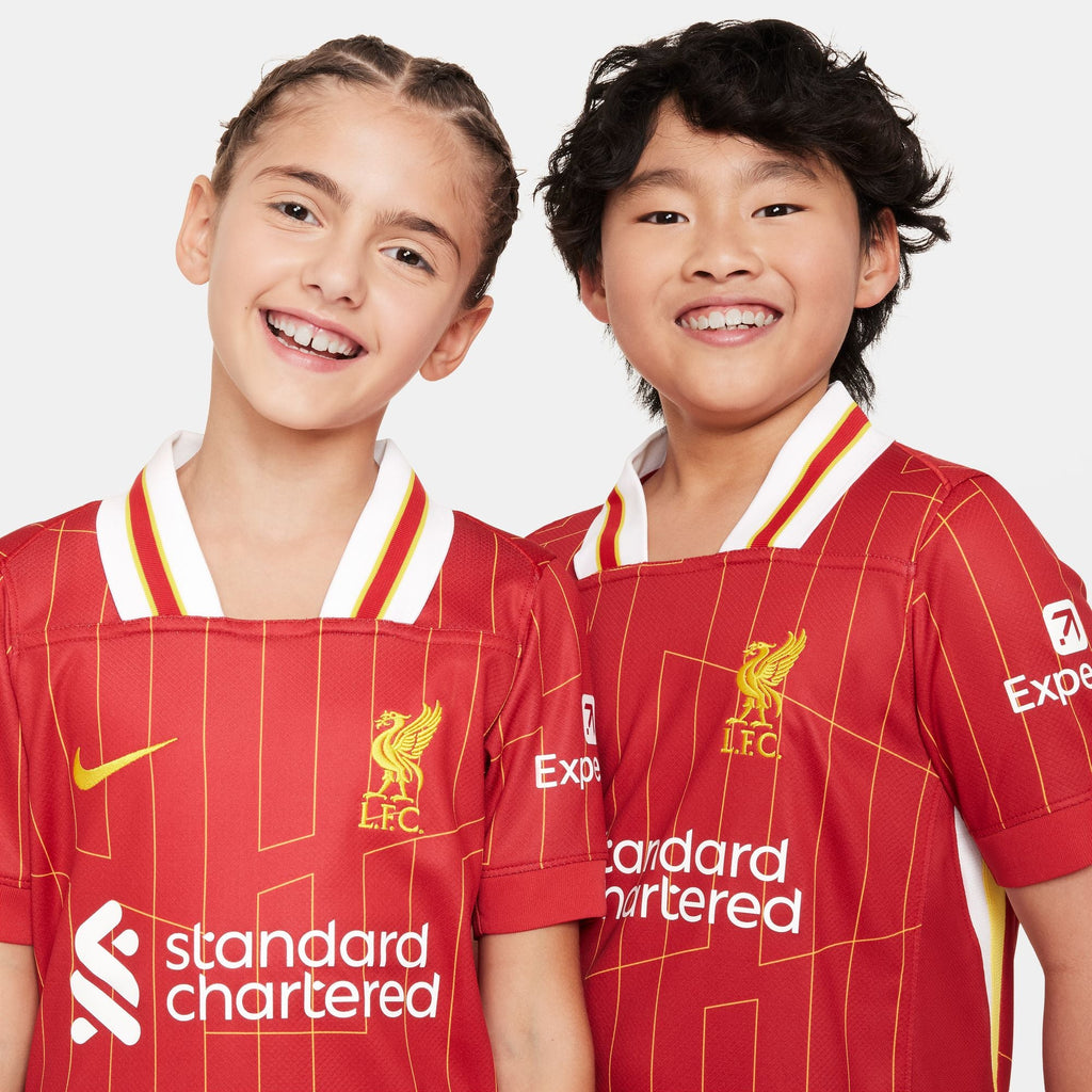 Nike Liverpool FC 2024/25 Stadium Home Big Kids' Dri-FIT Soccer Replica Jersey product image 3, provided for visual