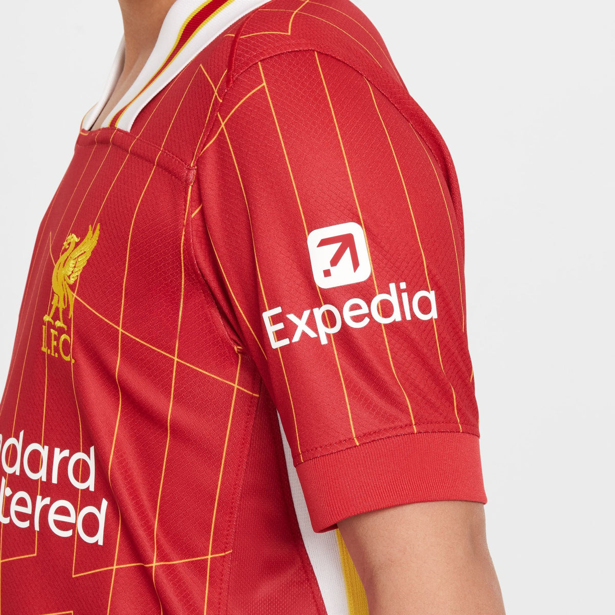 Nike Liverpool FC 2024/25 Stadium Home Big Kids' Dri-FIT Soccer Replica Jersey product image 6, provided for visual