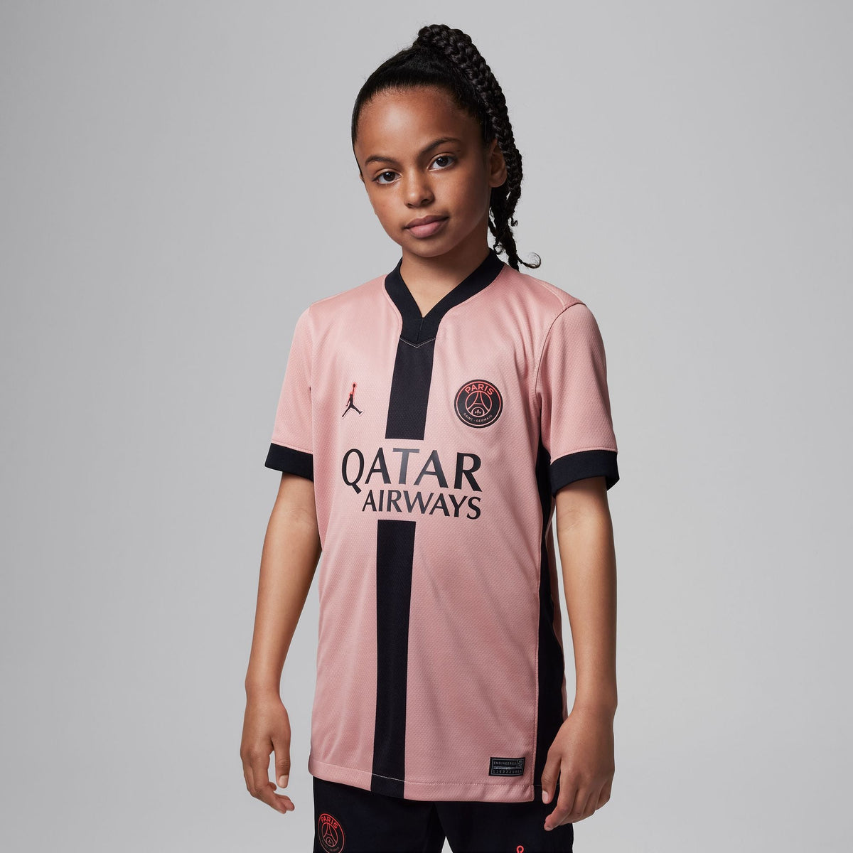 Jordan Paris Saint-Germain 2024/25 Stadium Third Big Kids' Dri-FIT Soccer Replica Jersey product image 1, provided for