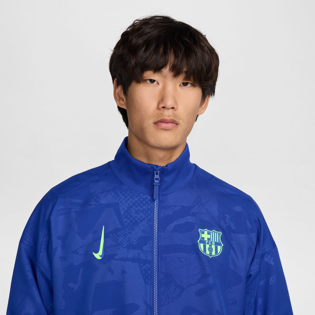 Nike FC Barcelona Strike Third Men Dri-FIT Soccer Anthem Jacket product image 3, provided for visual reference and product