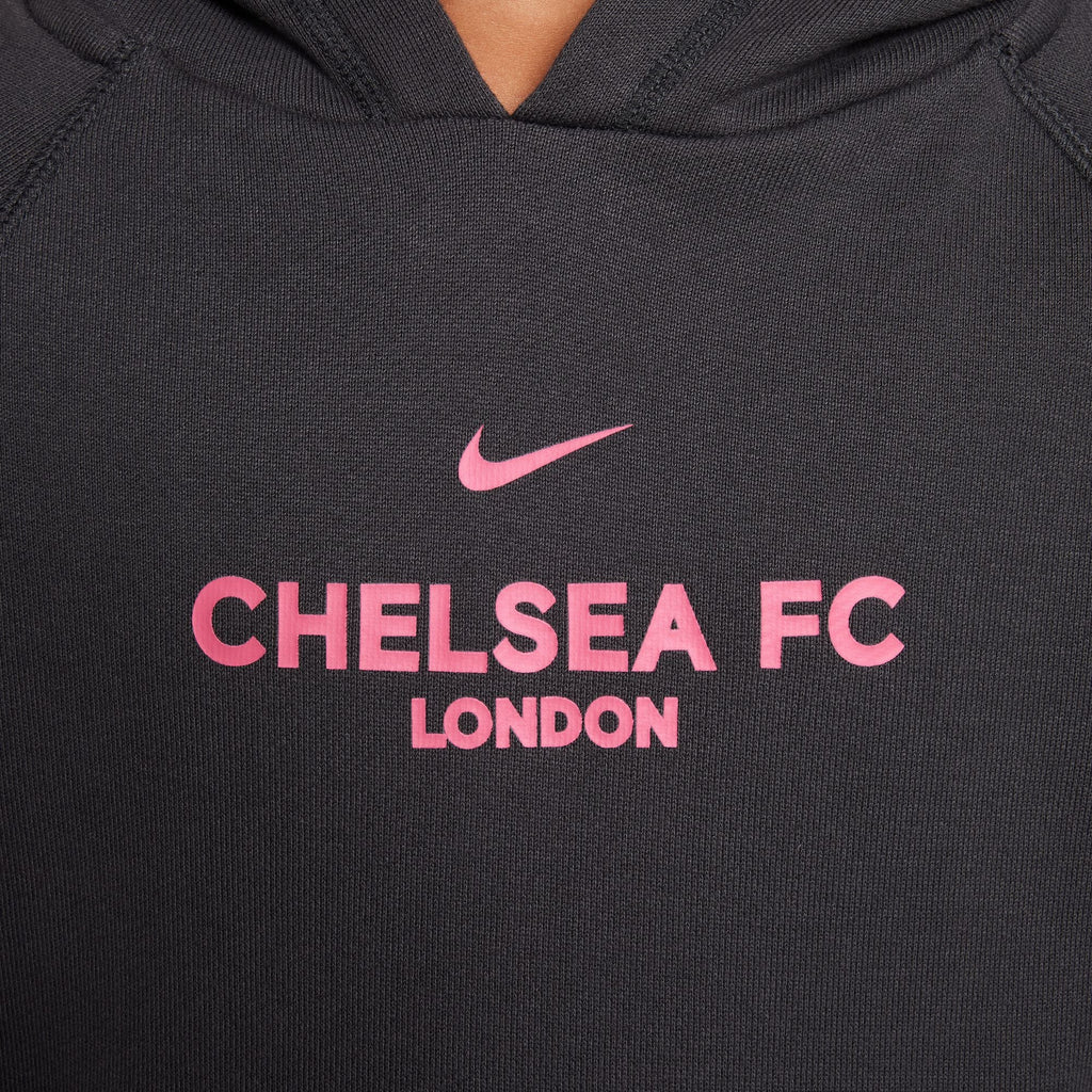 Nike Chelsea FC Third Big Kids' Soccer Pullover Hoodie product image 4, provided for visual reference and product detail