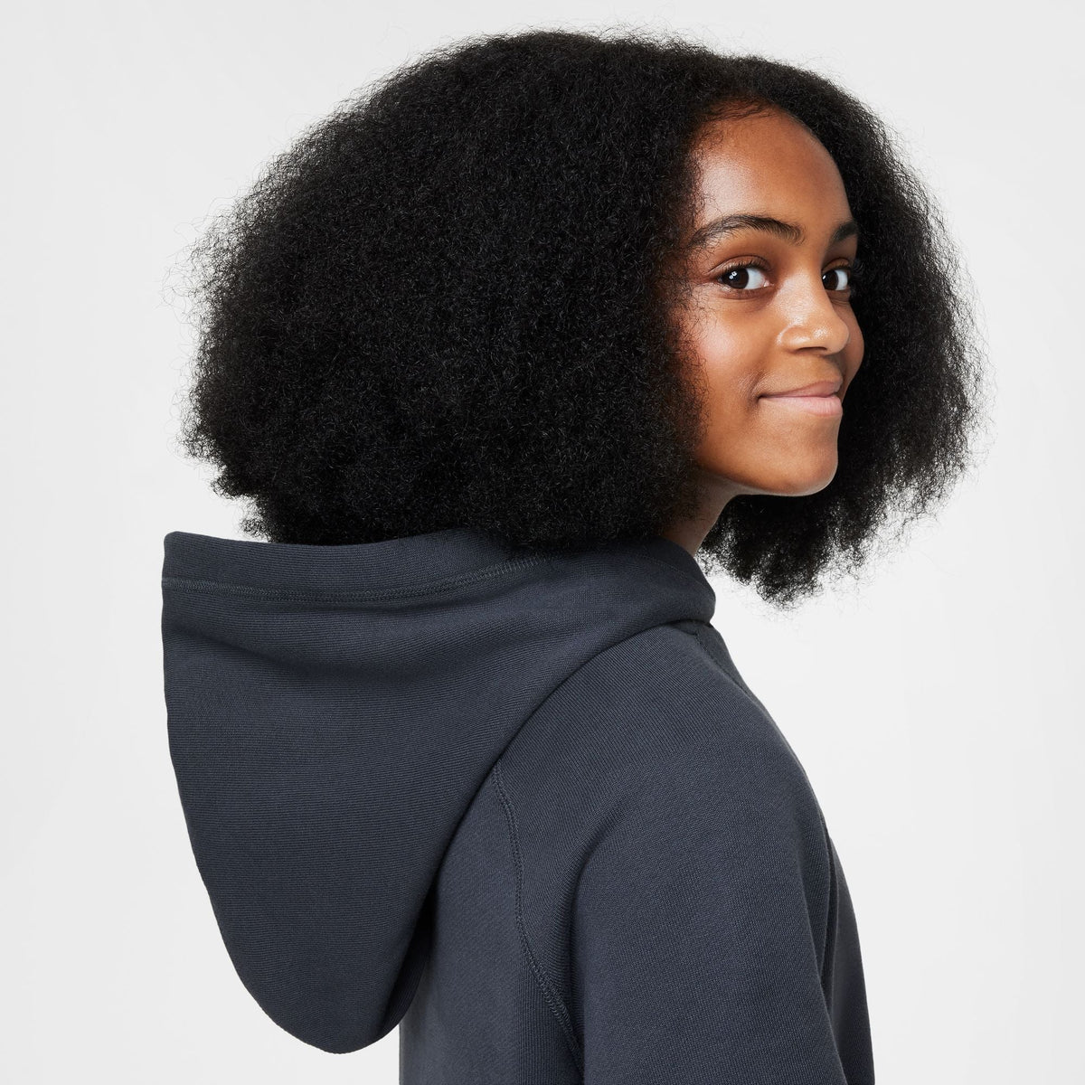 Nike Liverpool FC Third Big Kids' Soccer Pullover Hoodie product image 3, provided for visual reference and product detail
