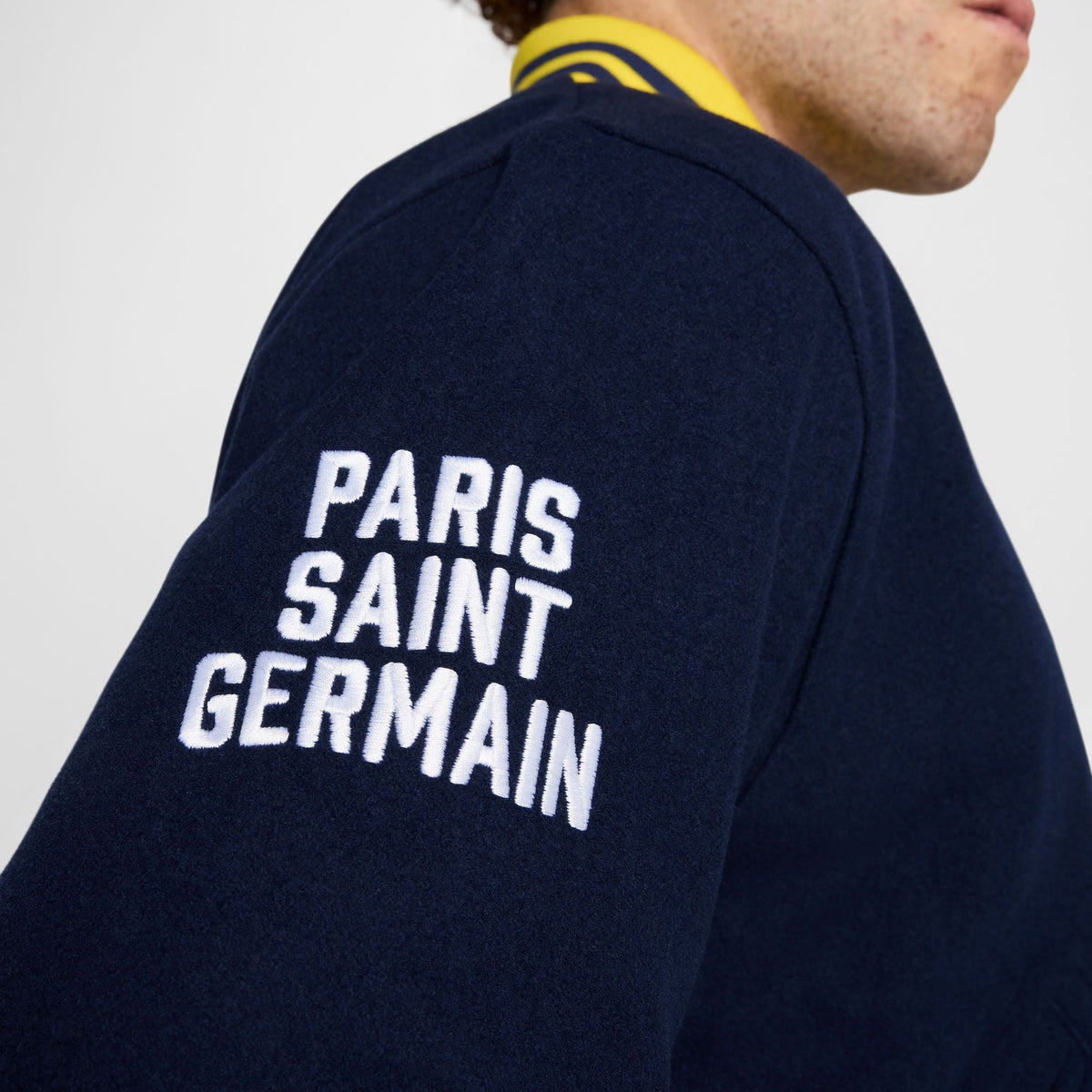 Nike Paris Saint-Germain Authentics Men Soccer Varsity Jacket product image 5, provided for visual reference and product