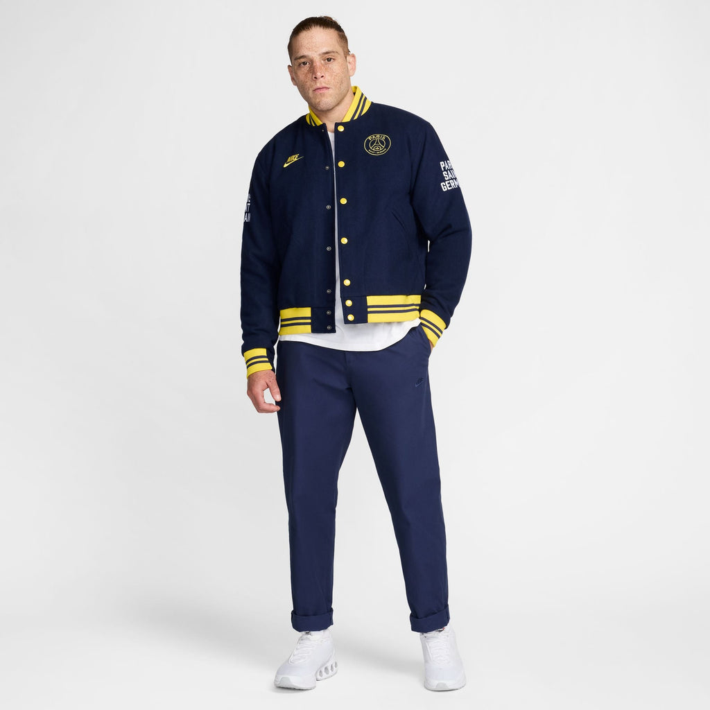 Nike Paris Saint-Germain Authentics Men Soccer Varsity Jacket product image 9, provided for visual reference and product